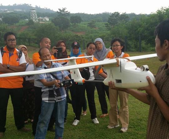 Pelatihan Rapid Mapping menggunakan UAV bersama BNPB