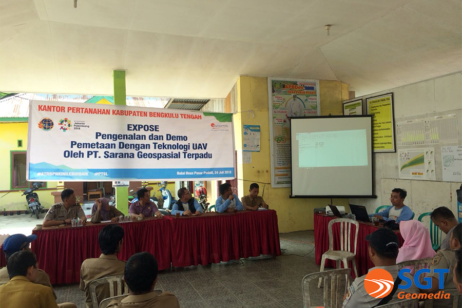 Pemetaan Bidang Tanah Dengan Teknologi UAV Di Kantah BPN Kab. Bengkulu Tengah