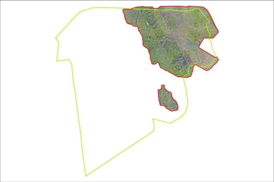 Mosaik Foto Udara Sungai Penuh