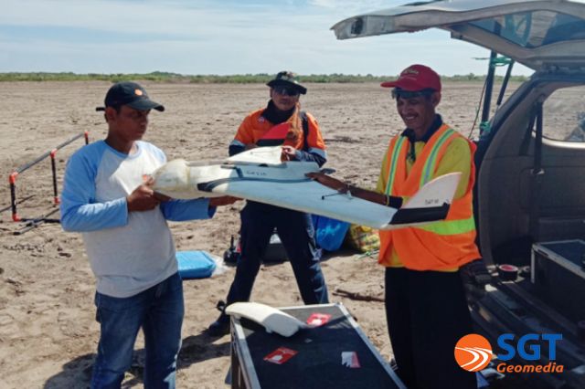 Pemetaan dengan UAV Untuk Lahan Garam Industri