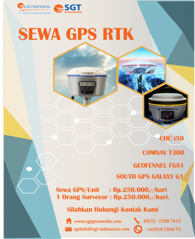 Jasa Rental GPS /GNSS Geodetic RTK dan Static