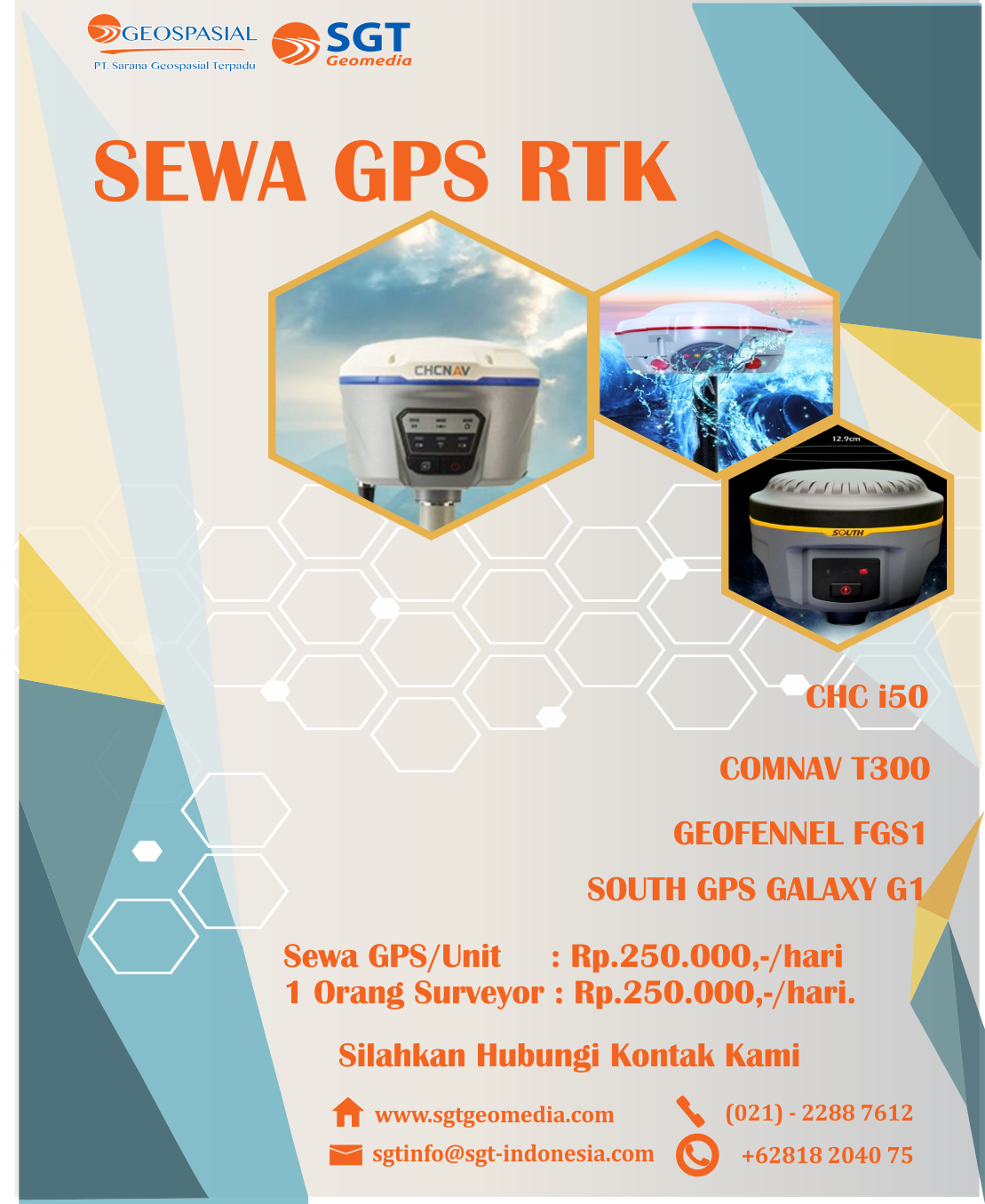 Jasa Rental GPS /GNSS Geodetic RTK dan Static